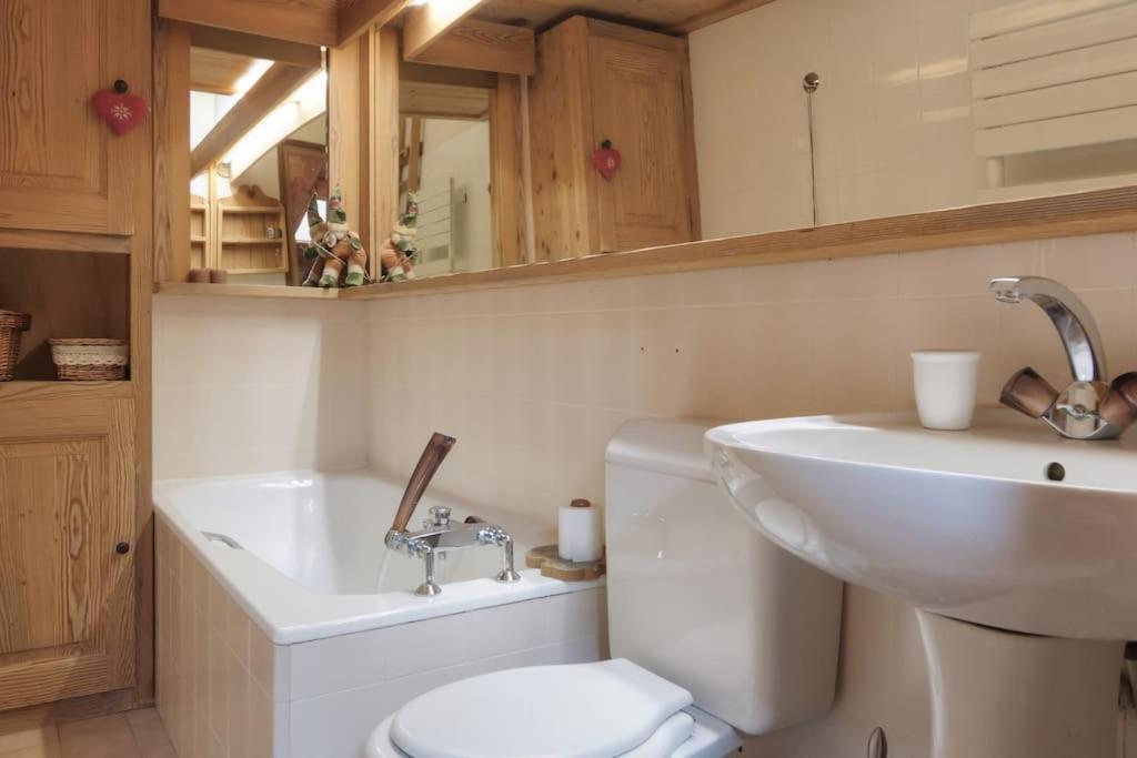 Appartement Duplex Chaleureux Au Coeur De Megeve 2 P Extérieur photo