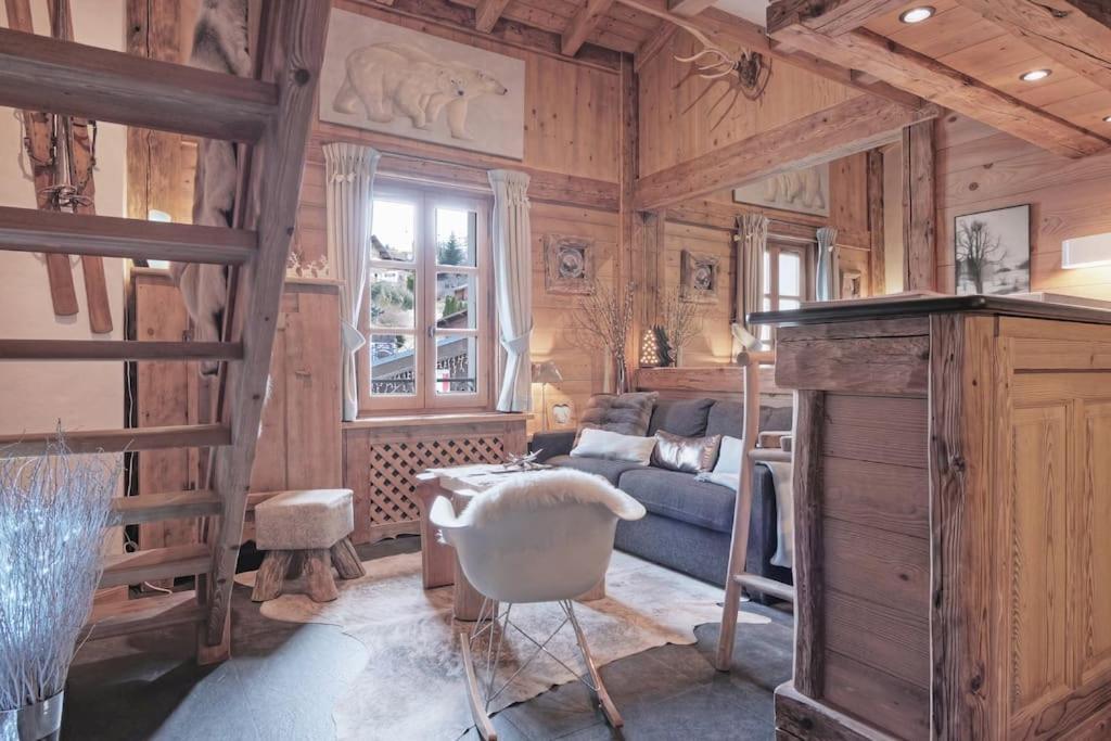 Appartement Duplex Chaleureux Au Coeur De Megeve 2 P Extérieur photo