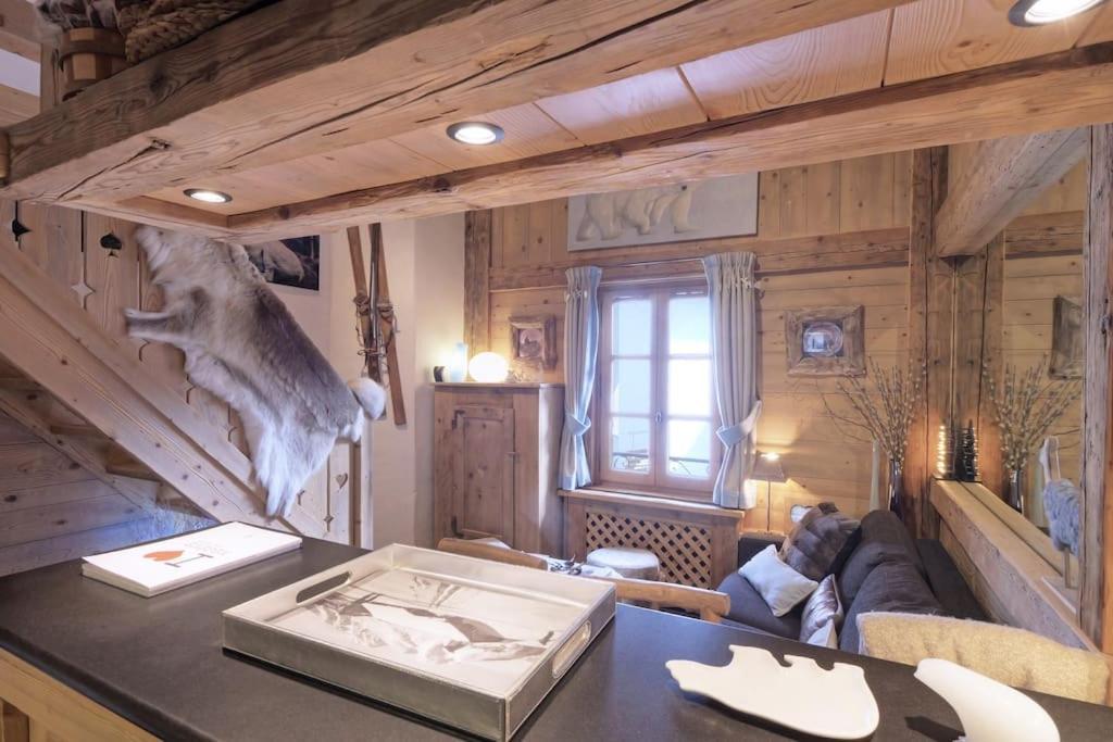 Appartement Duplex Chaleureux Au Coeur De Megeve 2 P Extérieur photo