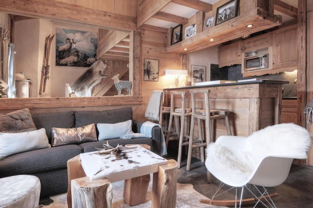Appartement Duplex Chaleureux Au Coeur De Megeve 2 P Extérieur photo